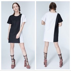 Ona Rex Base B+W Twill Tee Dress XS